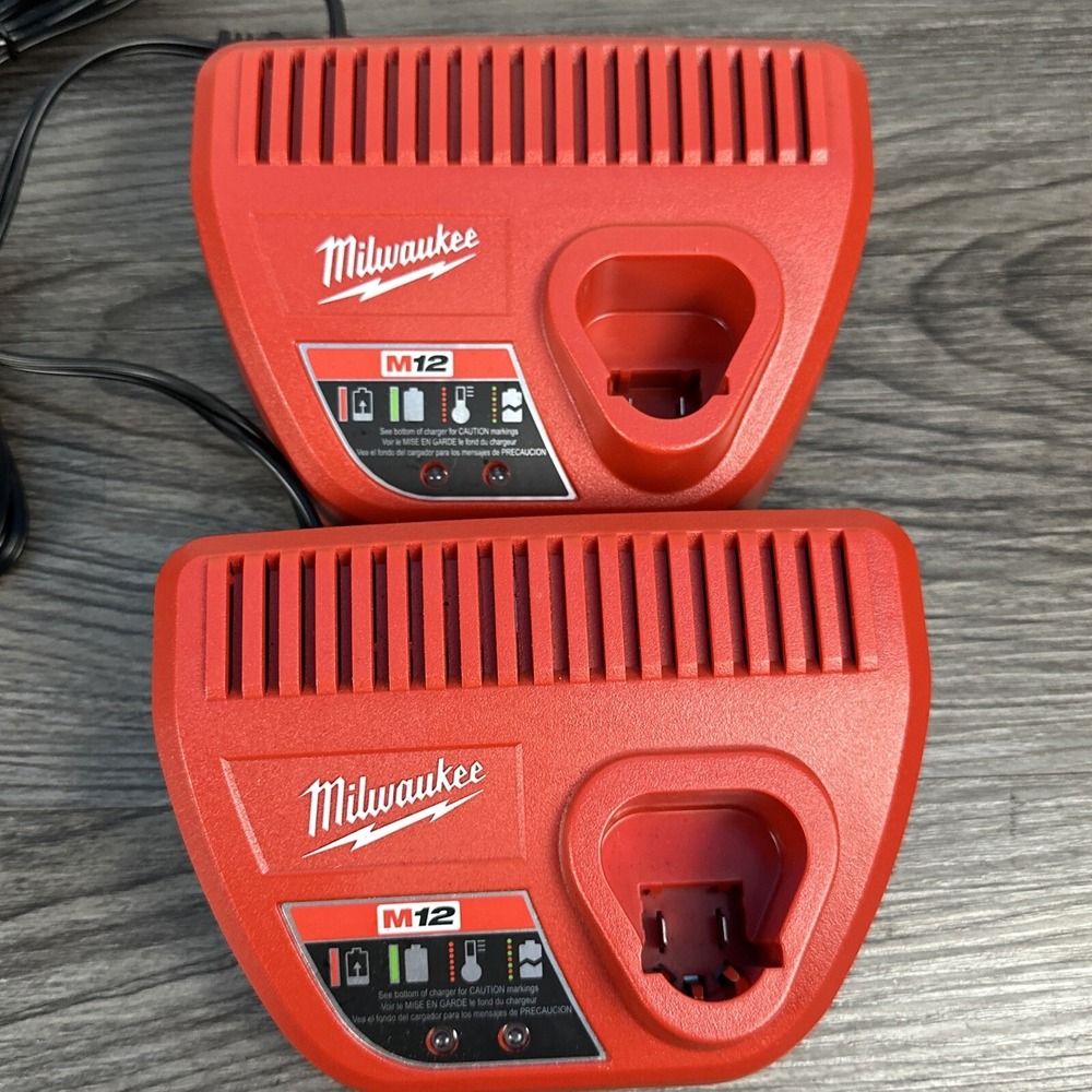 Genuine Milwaukee 48-59-2401 M12 (2 Chargers)‎  Lithium-ion Battery Charger
